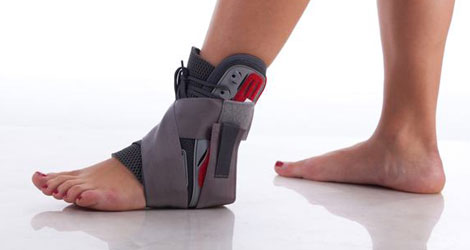 Orthopedic ankle support braces
