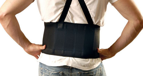 Custom spinal lumbar support back brace