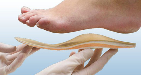 Custom molded podiatric orthotics